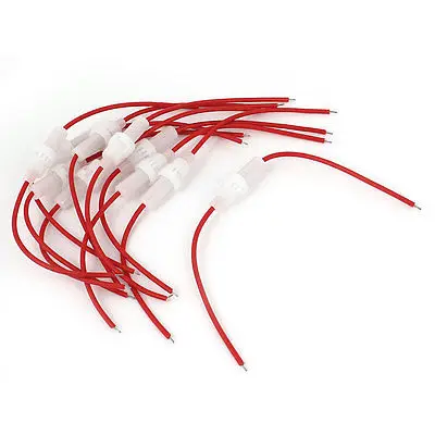 

10 Pcs Wire Screw Type 5x20mm Inline AGC Fuse Holder for Car