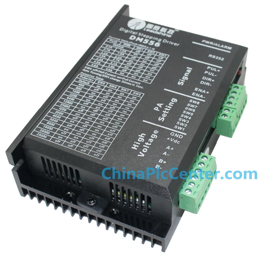 LeadShine DM556 2/4 фазный Цифровой Драйвер шагового двигателя 20-50VDC 0 5-5 6a | Обустройство