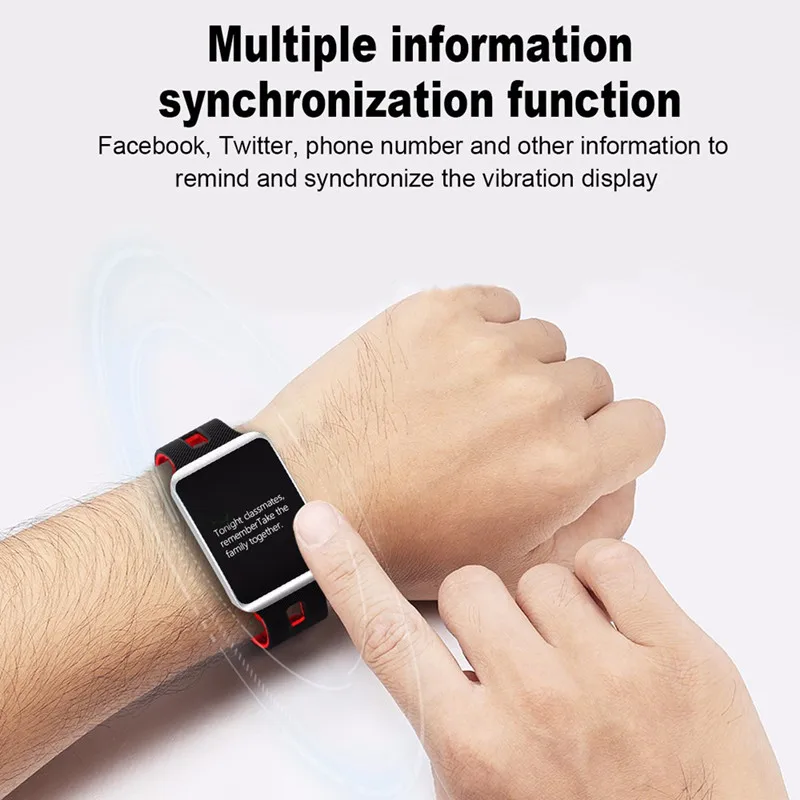 2018 TF1 Bluetooth 4.0 Smart Watch for iOS / Android Phones Nordic 52832 Chip IP68 Waterproof Heart Rate Blood Pressure | Электроника