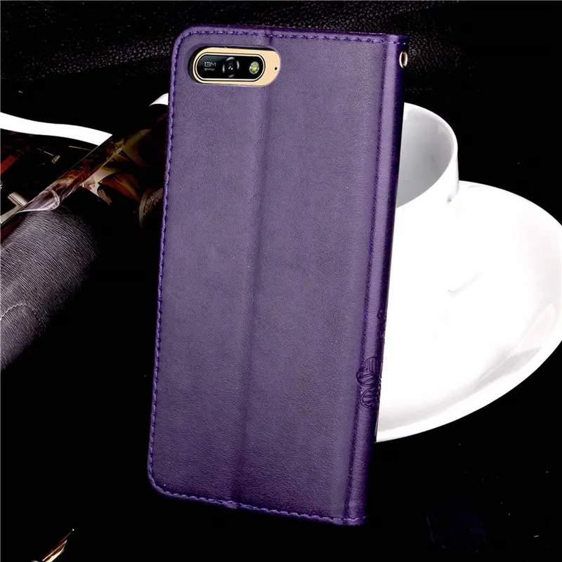 Чехол из искусственной кожи для Huawei Enjoy 5 5S 6s 7 7S 8 Plus Y625 Y635 Y5 Y6 Y7 Prime Y9 2018 Y3 II Pro 2017