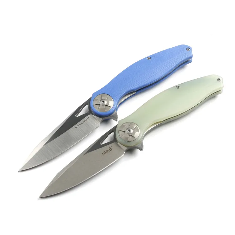 Складной нож NIMO NK1701 M390 100% G10 система с шарикоподшипником карманный клинок для