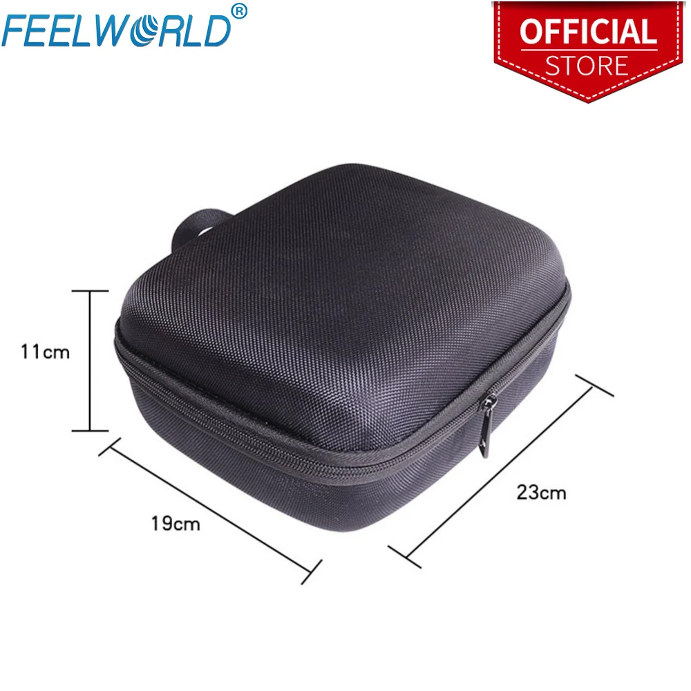 Estojo de Transporte 23x19x11cm para Feelworld Equipamento Fotográfico Bolsa Câmeramonitor 9.06×7.48×4.33 – Fw759 Fw760 A737 Etc