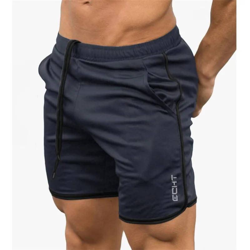 New Gym Sports Shorts Men's Bermuda Casual Brand Clothing Letters Elastic Waist Fitness | Мужская одежда