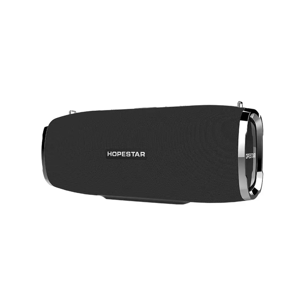 Черный HOPESTAR A6 Bluetooth динамик Портативный беспроводной громкий динамик 3D стерео звуковая система Открытый водонепроницаемый динамик - Цвет: Черный