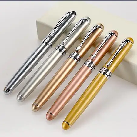 Jinhao X750 Делюкс Матовый Черный Средний Перьевая ручка 18kgp