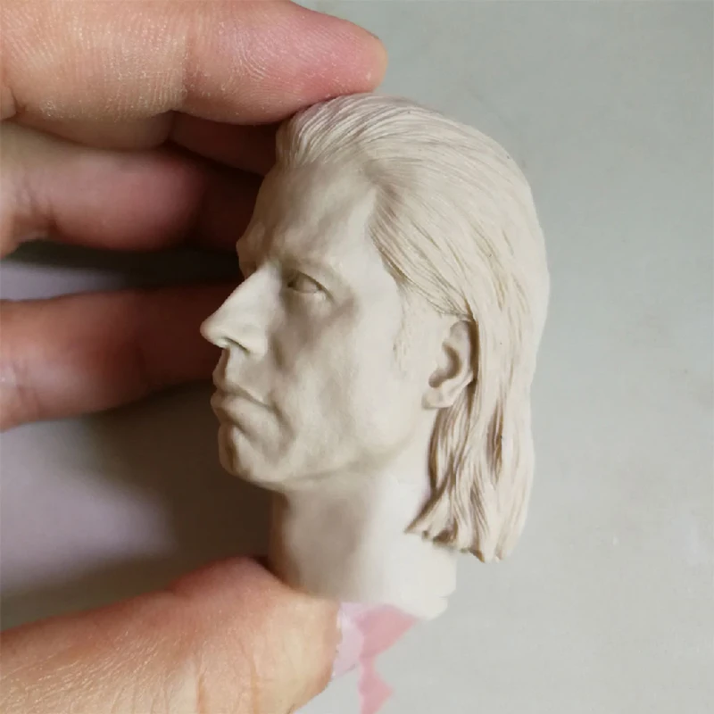 

1/6 John Travolta Unpainted Head Sculpt for 12 inch Action Figure DIY