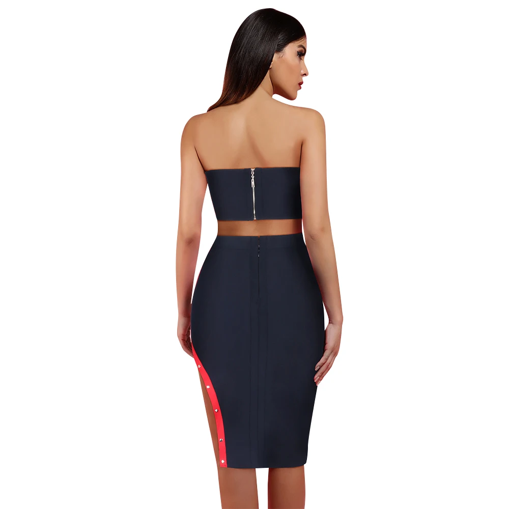 Женские бандажные платья с оленем Новое поступление 2019 комплект из двух