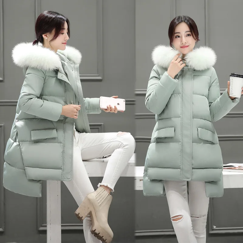 Новинка зимнее пальто для беременных теплая куртка пуховик женская верхняя