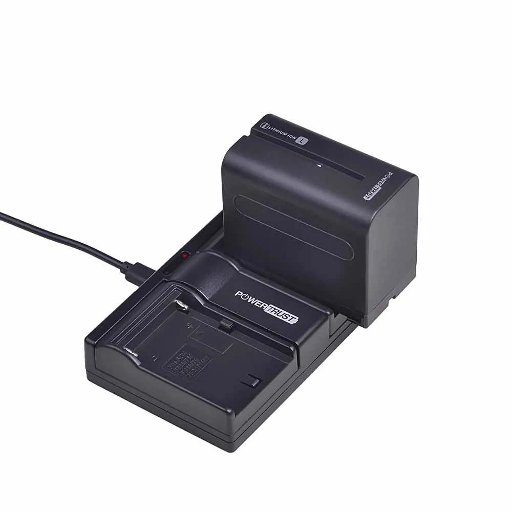 Белый 2 шт. 7200 мА/ч, NP-F970 NP-F960 NP F960 NPF970 F960 Батарея+ Dual USB Зарядное устройство для sony F930 F950 F770 F570 F970 CCD-RV100 HVR-V1J - Цвет: Белый
