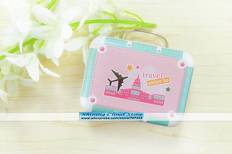 Бесплатная доставка! 1 лот = 12 шт.! Новая модель ретро чемодана креативные коробки