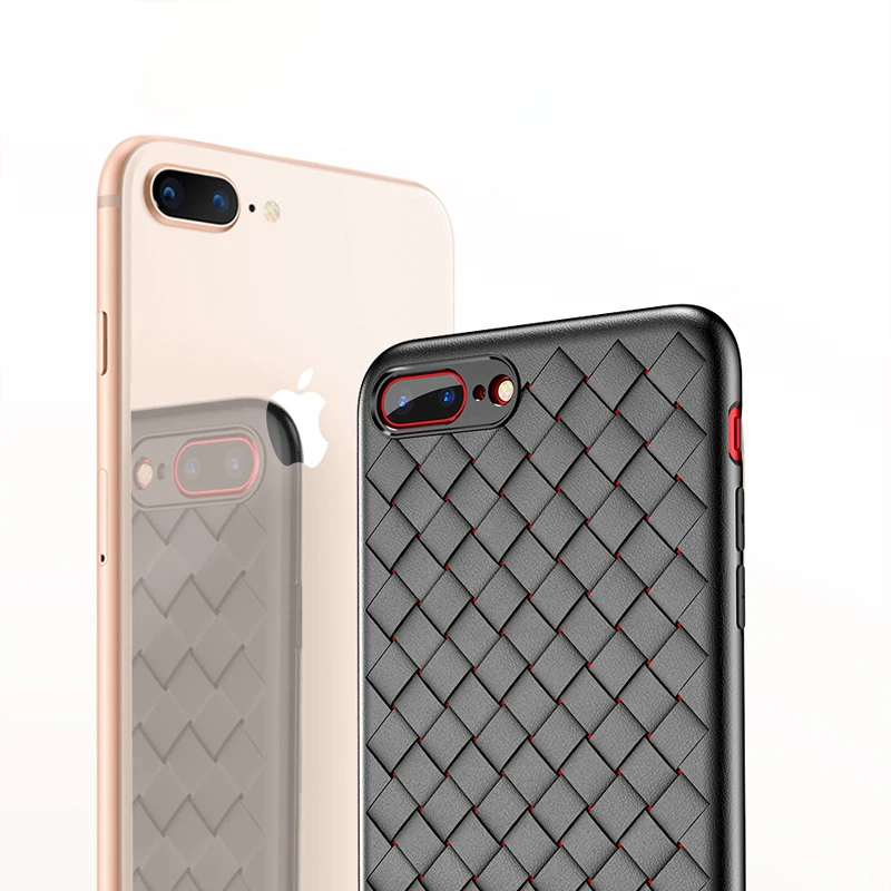 SRT Luxury Soft Silicone Case For iPhone 7 Plus X Cases Ultra Thin TPU Protective Coque Cover |
