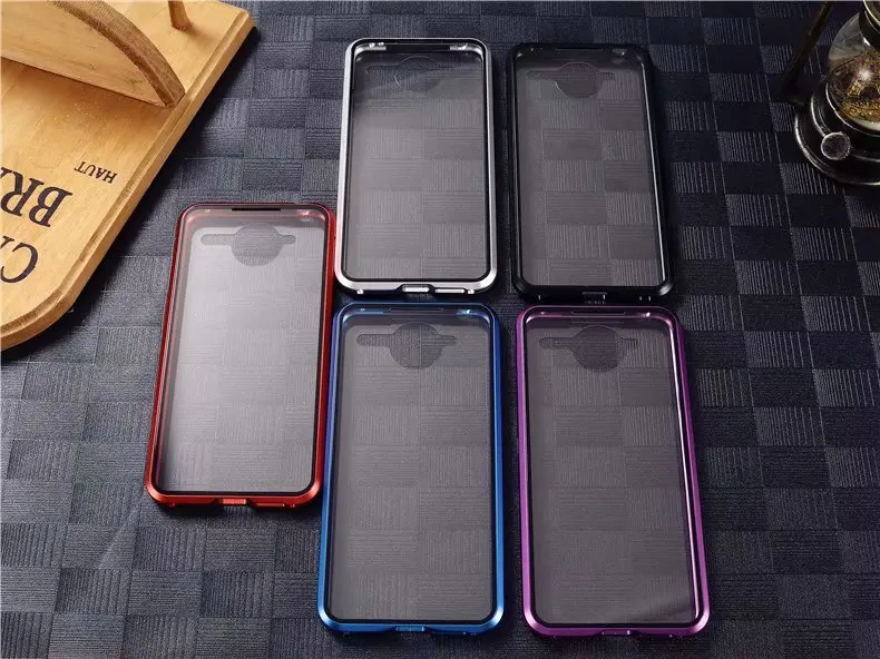 ДЛЯ Vivo NEX двойной дисплей двусторонний закаленное стекло Магнитная Адсорбция откидная крышка для Vivo NEX 2 Nex2 металлический бампер чехол