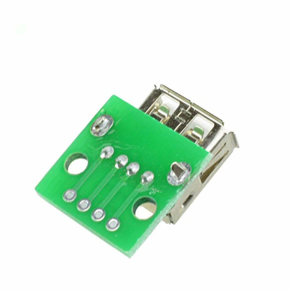 10 шт. тип A гнездо USB для DIP 2 54 мм адаптер печатной платы конвертер Arduino