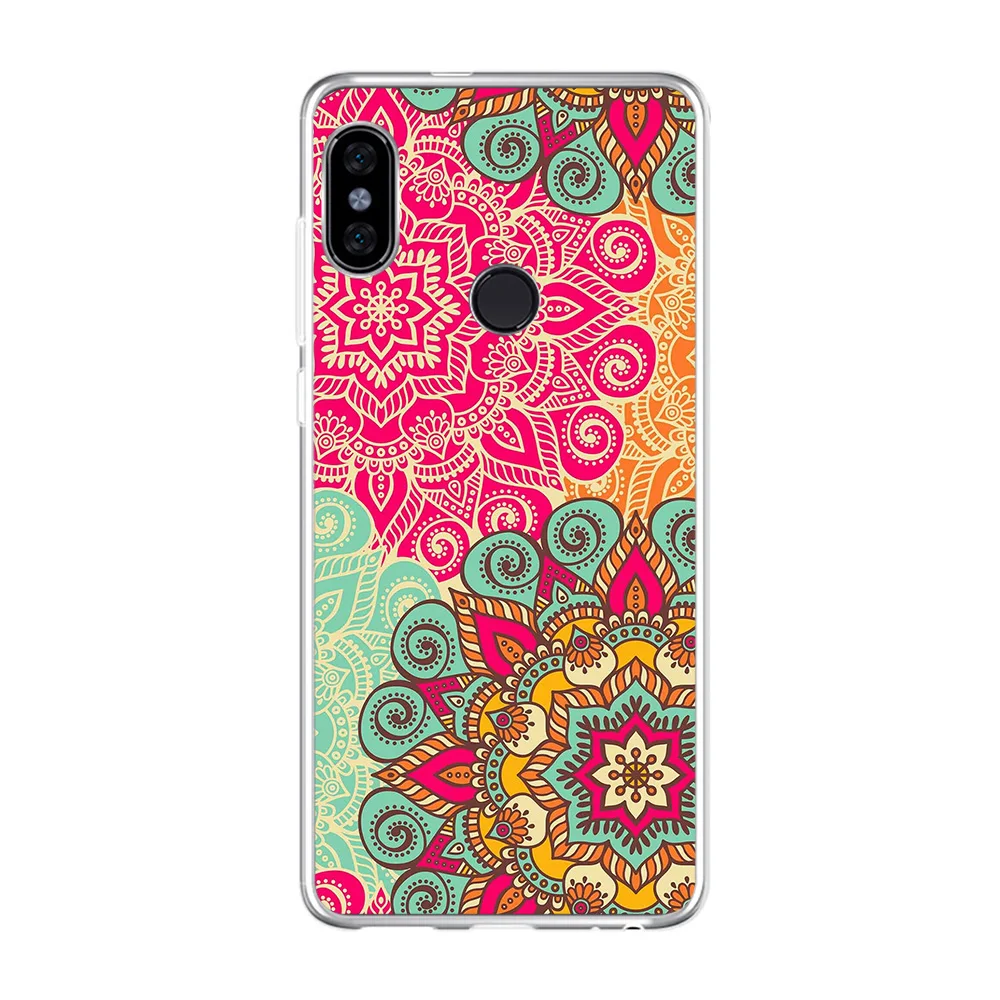 6 IYICAO мандала цветок Мягкий силиконовый чехол для телефона для Xiaomi Redmi 4A 5A 6A Note 7 6 5 Pro Plus Redmi 4X 5A Prime чехол - Цвет: 6