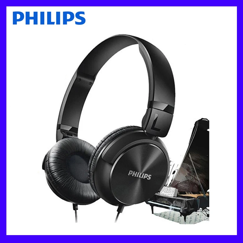 Наушники Philips SHL3065 с шумоподавлением микрофоном и повязкой на голову дизайн для