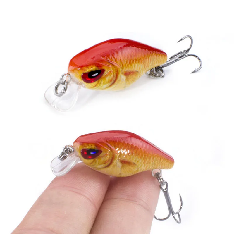 SEALURER Mini Crankbaits 3 5 см 2 г плавающий Воблер для рыбалки гольян приманки из пластика ABS