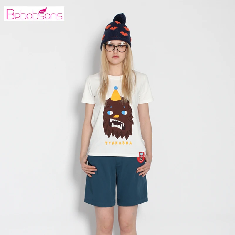 Летние новые женские футболки топы с коротким рукавом оригинальный дизайн белая