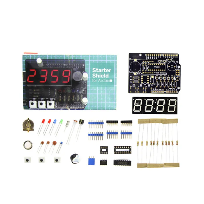 Стартовый экран с цифровым дисплеем плата расширения модуля часов электронный