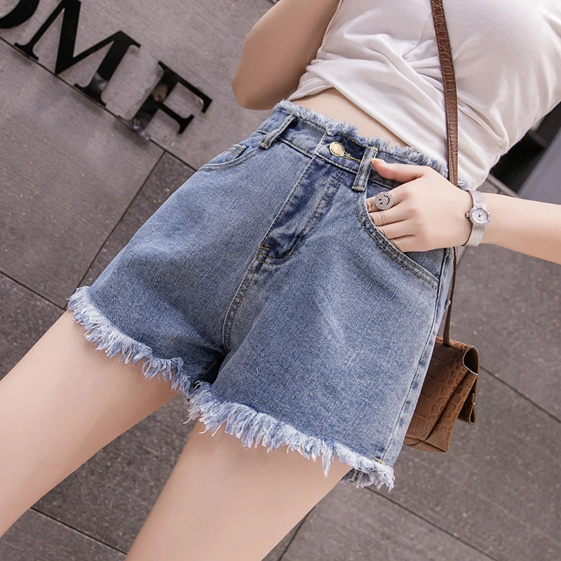 Новинка 2019 года повседневные джинсы для девочек джинсовые короткие шорты