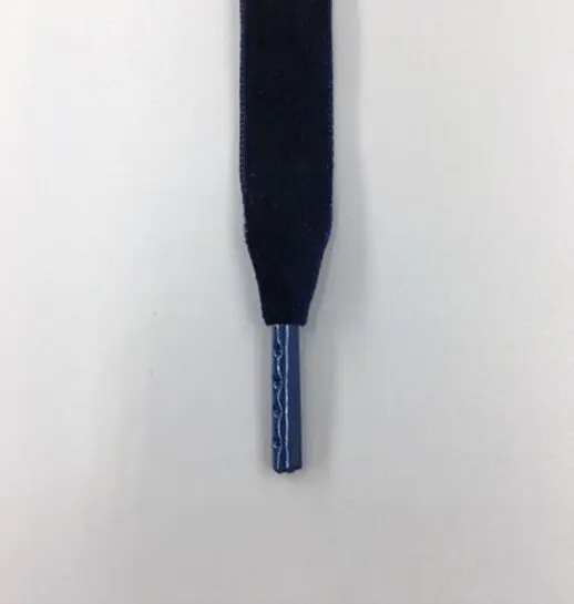 deep blue Новое поступление 1 пара SENTCHARM двухсторонний бархатный лента шнурки цветные шнурки для обуви 80/100/120/140/160 см - Цвет: deep blue