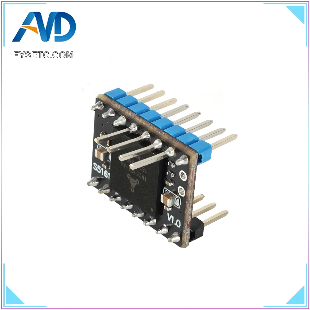 TMC5161 V1.0 SPI Драйвер шагового двигателя высокой мощности 3.5A бесшумный драйвер StepStick для Nema 17 23 Замена двигателя TMC5160 VS TMC2130