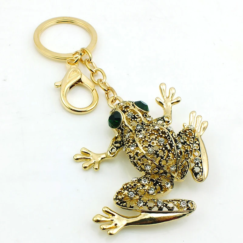 JINGLANG бесплатная доставка Модное Длинное кольцо для ключей с застежкой пустые