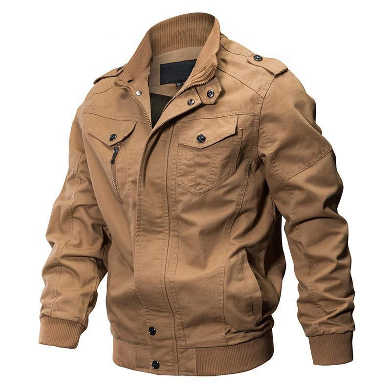 NEW 2018 Men Military Army jackets plus size M-6XL Brand cotton coat outerwear | Мужская одежда