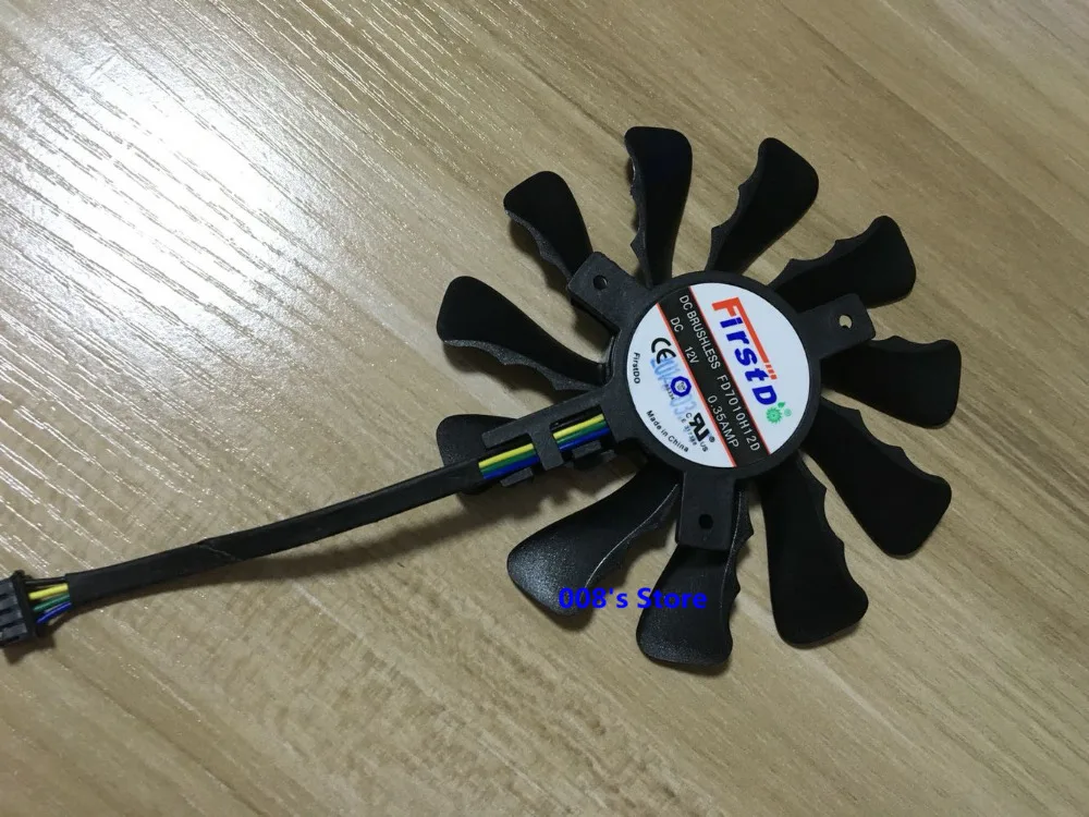 Новый графический процессор VGA охлаждающий вентилятор для его HD7950 HD7970 R9 280X 290 390