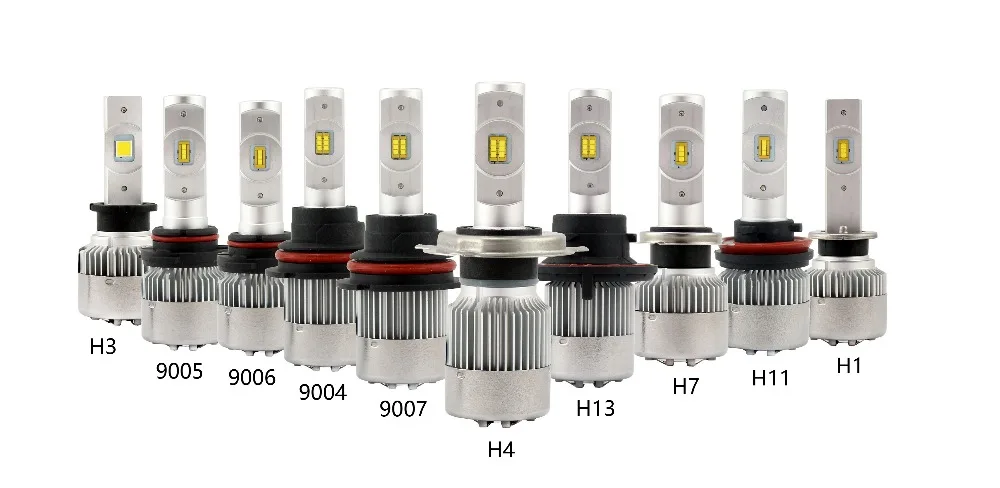 Рейч R3 Canbus светодиодный фары H4 H7 H11 H1 CSP 9005/HB3 9006/HB4 H13 9004 9007 H3 свет 6000 K | Автомобили и