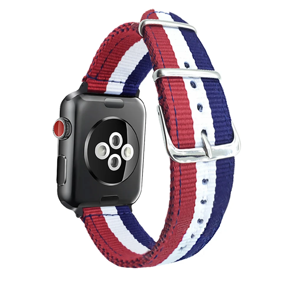Ремешок для часов Apple Watch 38 мм 40 нейлоновый браслет наручных iWatch 6 se 5 4 3 2 1 42 44 |