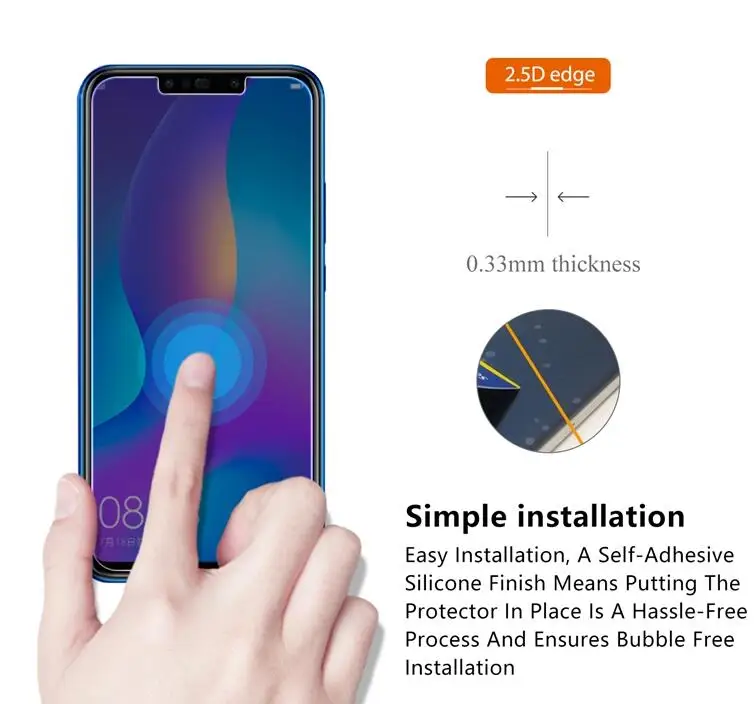 Защитная пленка для экрана из закаленного стекла для Oneplus 6T 5 6 5T