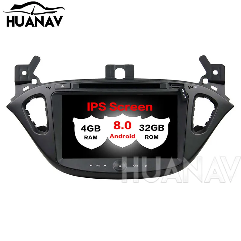 Автомобильный DVD проигрыватель на Android 8 0 CD с GPS навигацией для Opel CORSA 2015 2016