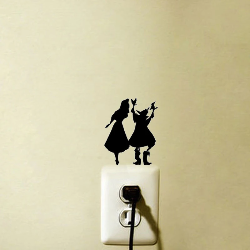

Sleeping Beauty Fashion Vinyl Decor Wall Decals Light Switch Stickers 5WS1193