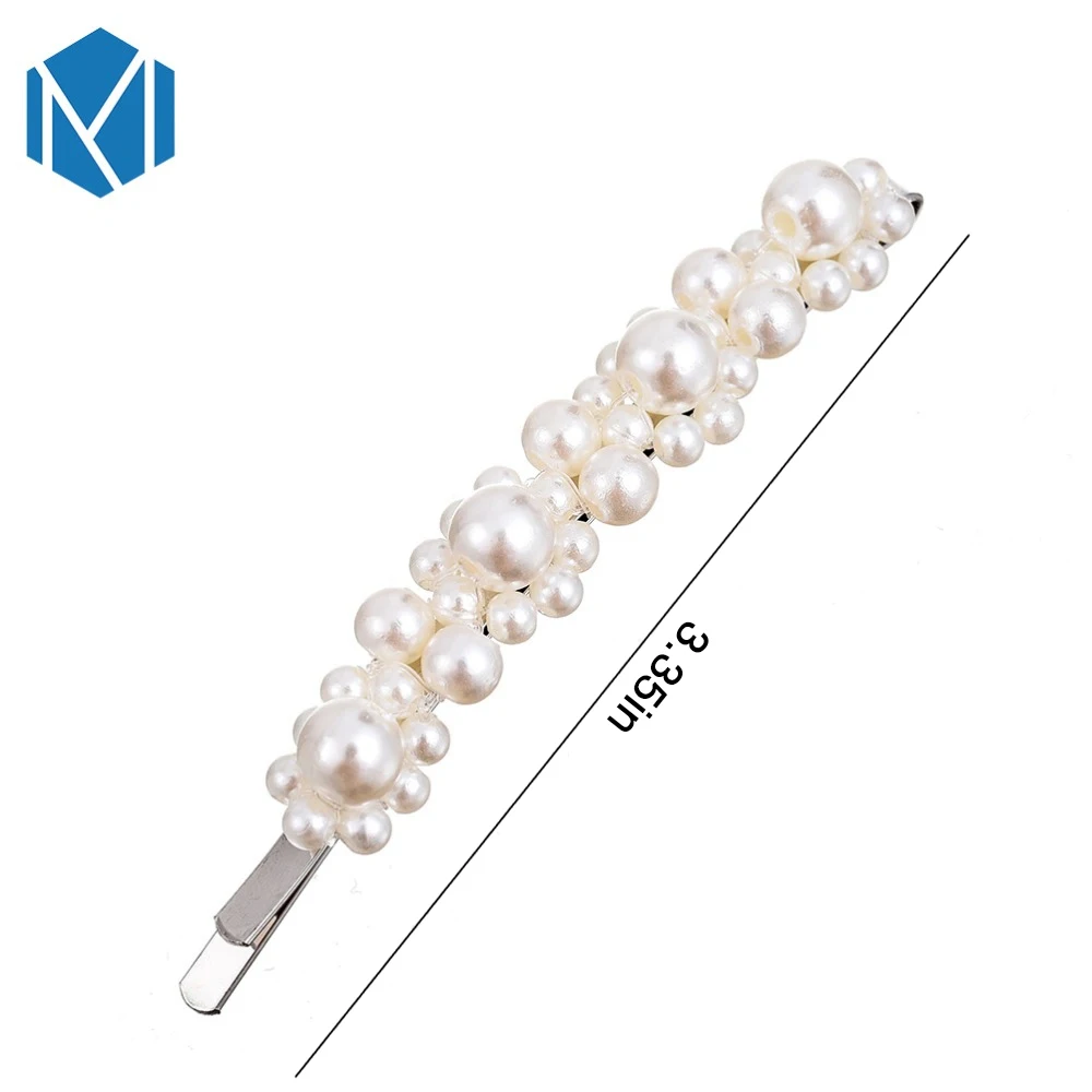 Женские заколки для волос MISM Pearls белый головной убор 2 95 дюйма свадебные девочек