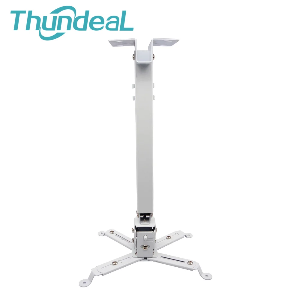 Universal LED Projector Ceiling Bear 15KG Mount Wall Bracket Interior Through cable Holder for Hanger Hanging 13CM-65CM | Электроника