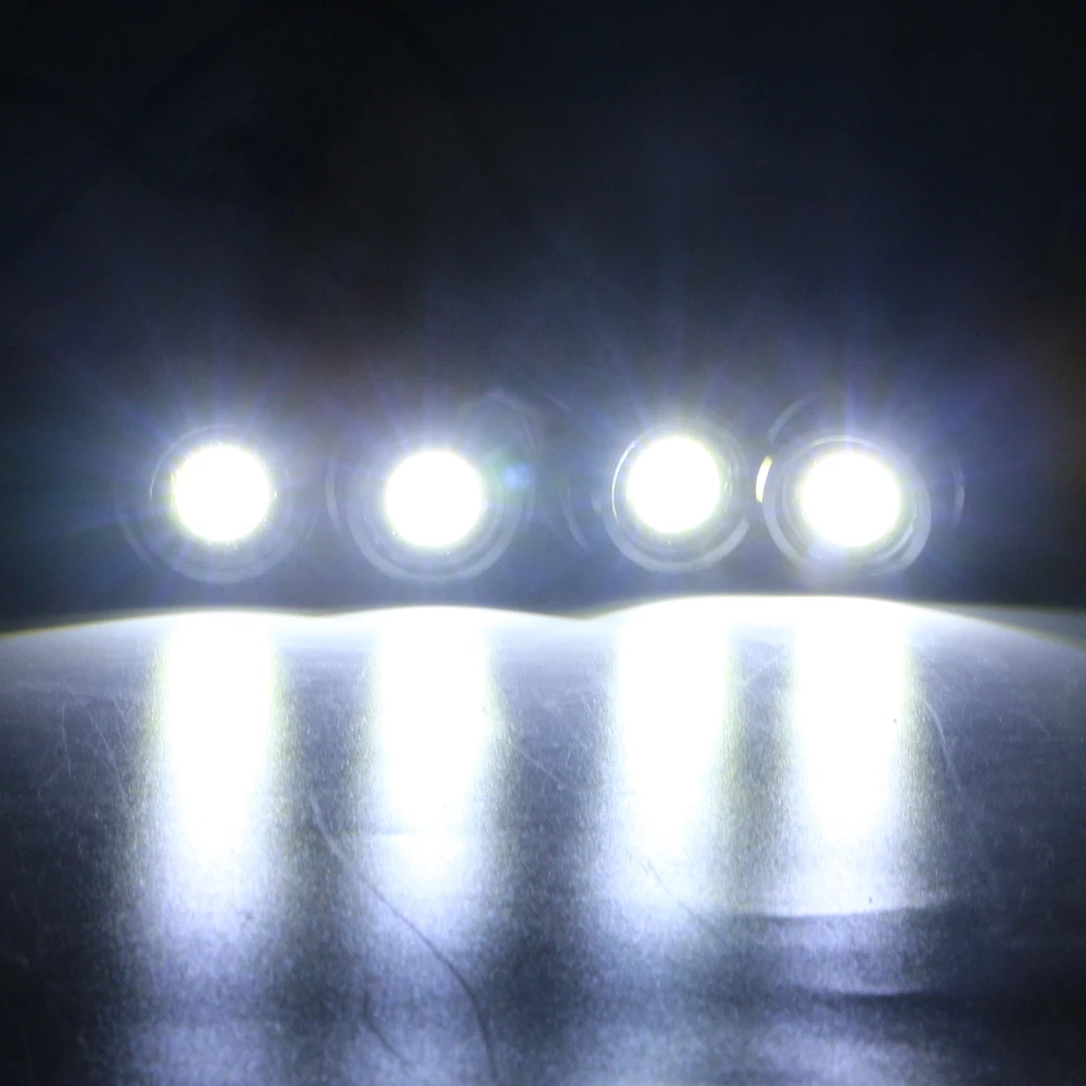 YM E-Bright 1 комплект DRL светодиодный 4*1 5 Вт Светодиодный светильник Eagle Eye