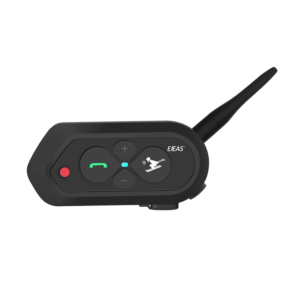 EJEAS SKI10 1000 м Bluetooth, гарнитура для лыжного шлема, домофон, беспроводной интерком, Intercomunicador Interphone для 2 лыжников Freedconn