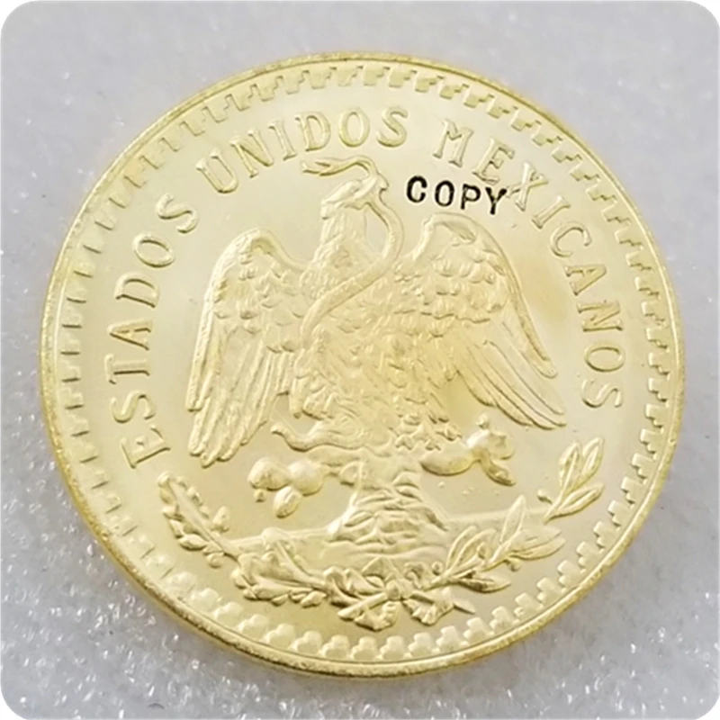1943 г. мексиканские песос 50 (Centenario) годовщина независимости от Испании копия монет