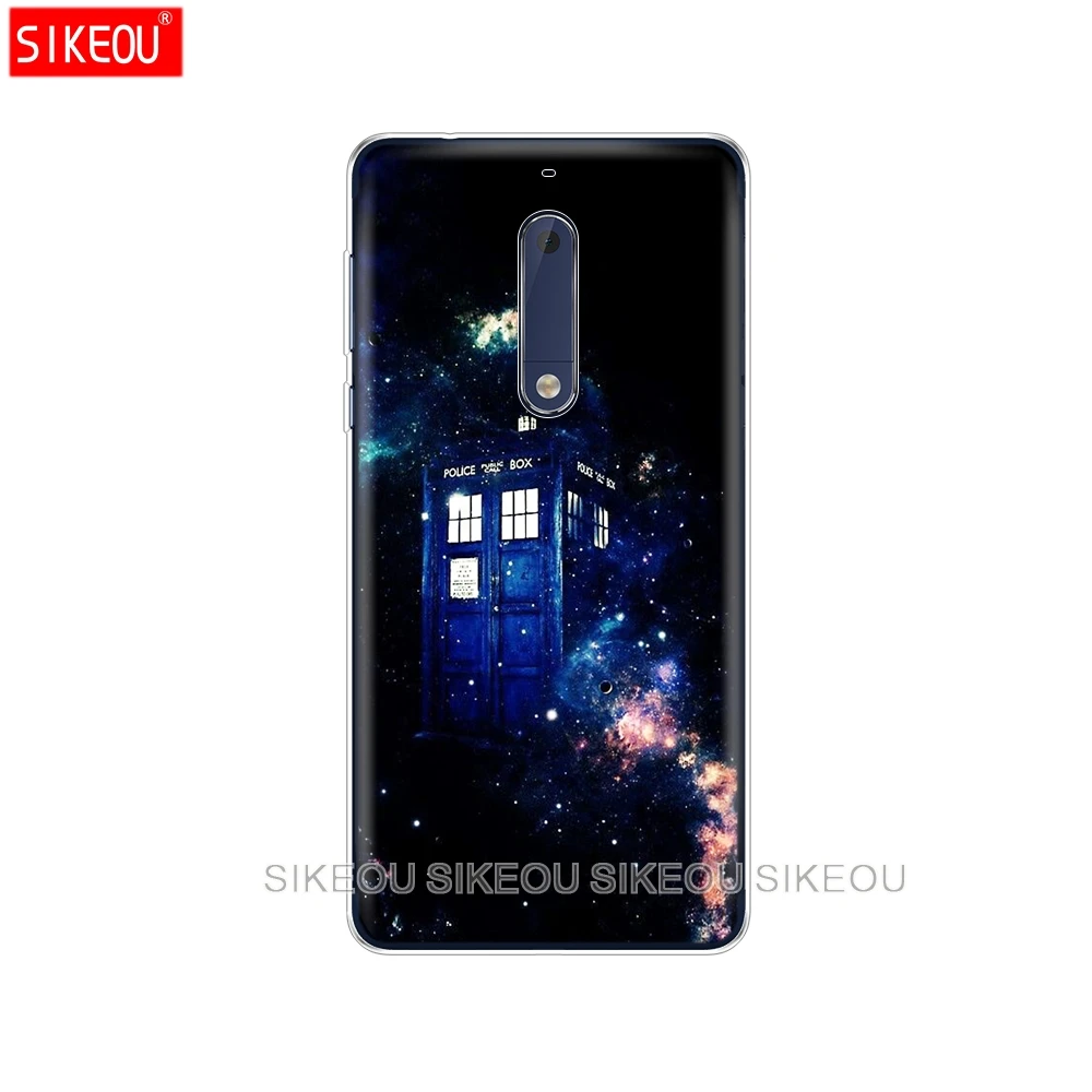Силиконовый чехол для телефона Nokia 5 3 6 7 PLUS 8 9 /Nokia 1 2 2018 Tardis Box Doctor Who | Мобильные