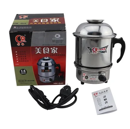 2 слоя многоцелевой Электрический сковороде Hot pot Малый пособия по кулинарии
