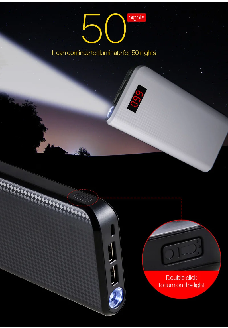 Remax Proda светодиодный 30000 мАч power bank 30000mAh аккумулятор USB портативный внешний аккумулятор зарядки планшетов xiomi power bank bateria