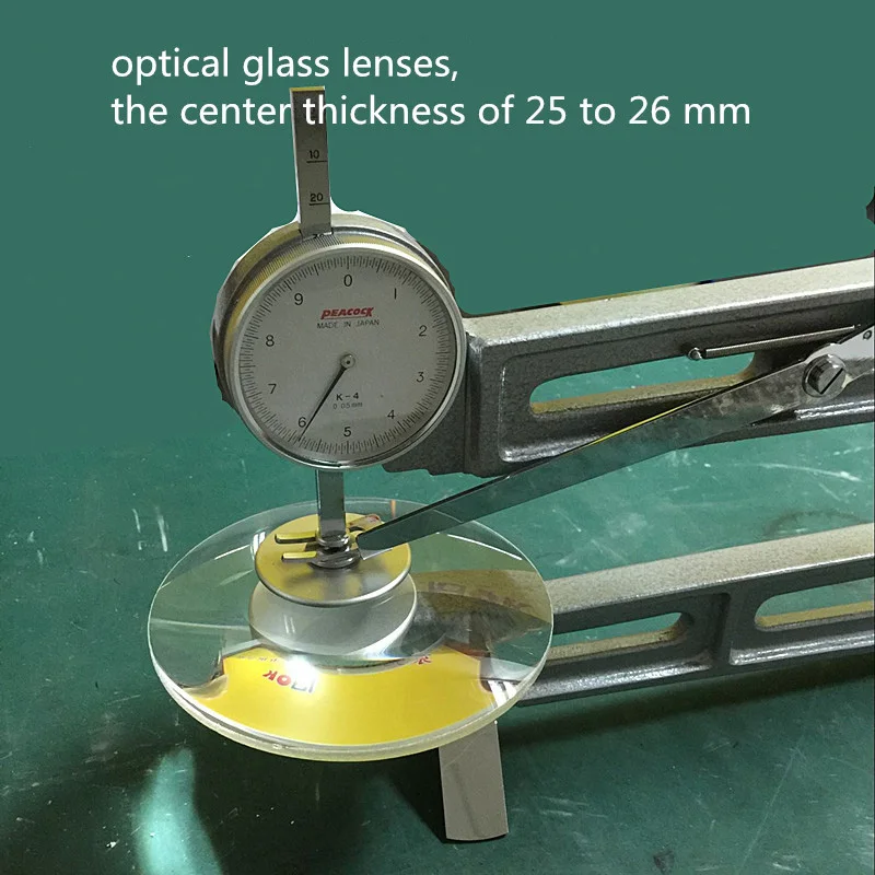 

2pcs 127mm 8x Focal Length 80mm Large Double Convex White Optics Glass Lens PDOK Magnifying Glass Lenses