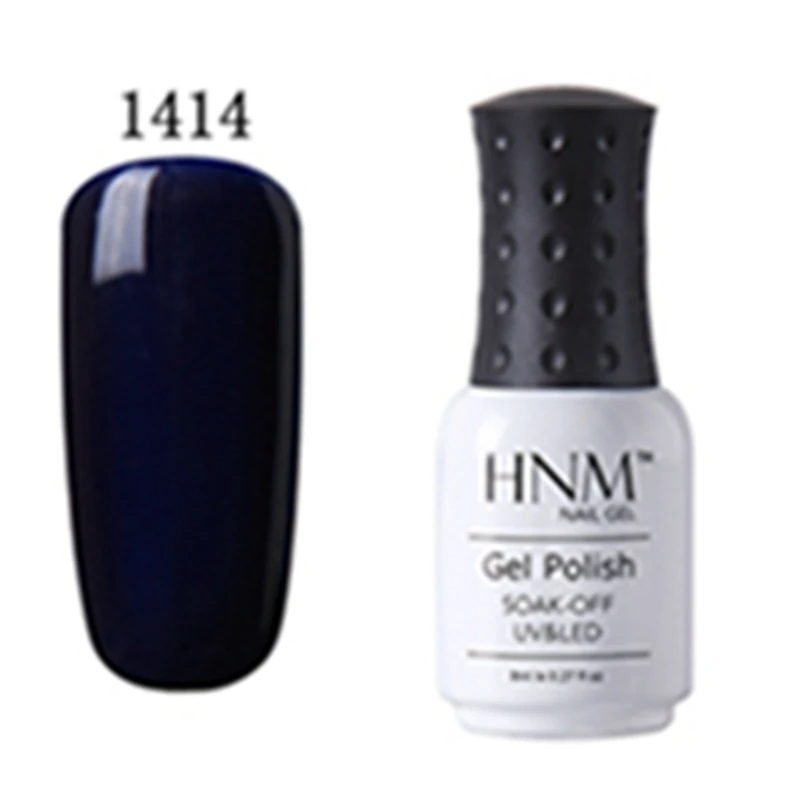 1414 HNM, 8 мл, Гель-лак для ногтей, впитывающий Гель-лак Vernis, Полупостоянный УФ-гель для ногтей, красный, синий цвет, грунтовка для ногтей - Цвет: 1414