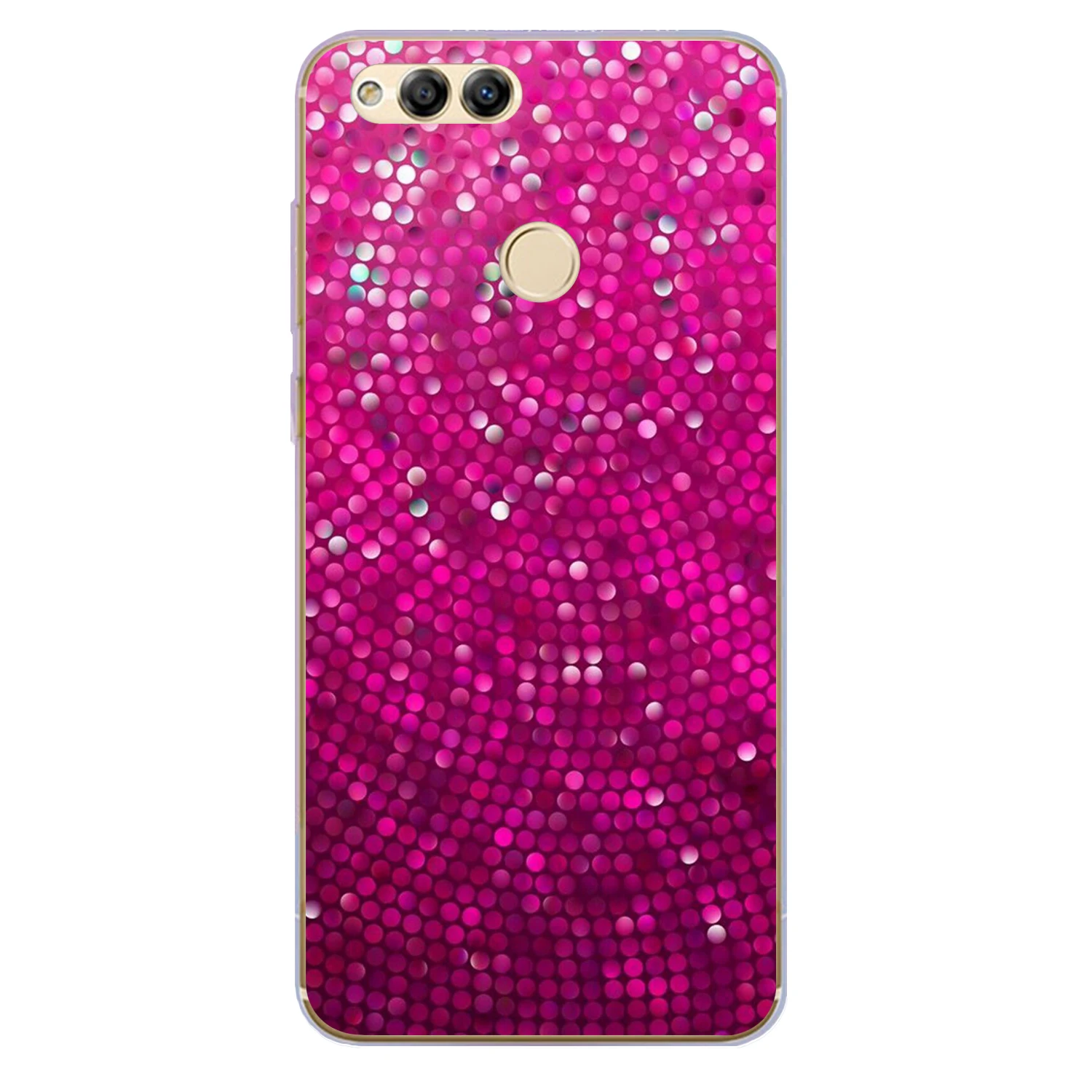 BigCases для Huawei Honor 7X чехол Чехол 5 93 &quotМягкий ТПУ силиконовый милый счастливый цвет