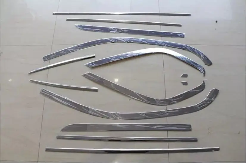 Полные декоративные полосы из нержавеющей стали для автомобиля Ford Everest 2015 2016 2017