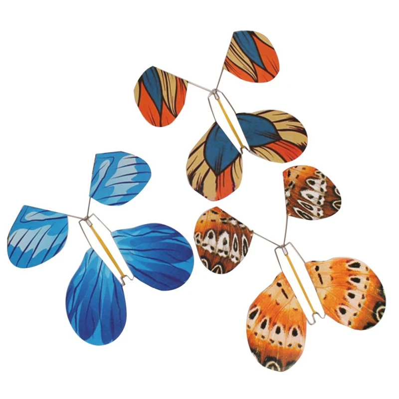 5 шт. металлическая кость Волшебная бабочка Летающая фотография | Отзывы и видеообзор