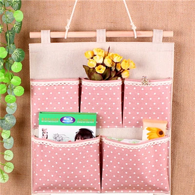 

Storage bag hanging bag multi-layer sorting bags wall fluid fabric storage bag