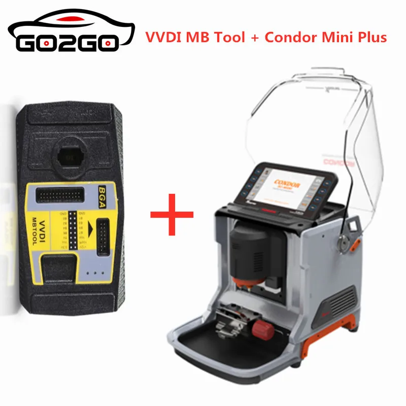 Xhorse Condor XC-MINI PLUS автоматическая машина для резки ключей с VVDI MB BGA Tool Key программатор