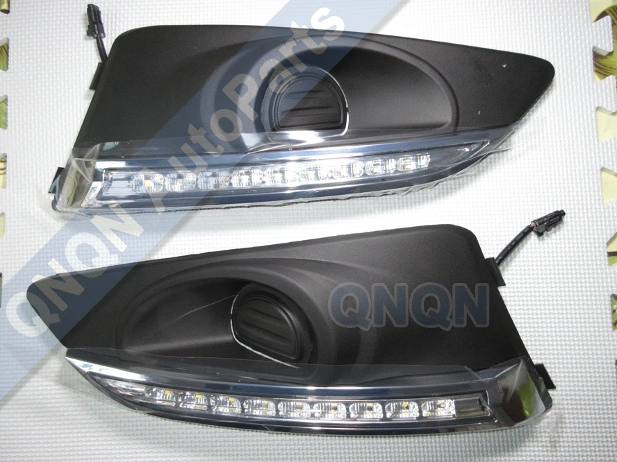 Пара светодиодных дневных ходовых огней для Chevrolet Aveo II T300 12 14|daytime running lights|led daytime
