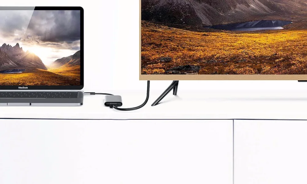 Xiaomi hagибис usb type-C зарядный адаптер 6 в 1 type C TF/SD/PD/2 USD 3,0/HDMI Мужской к женскому зарядному преобразователю зарядное устройство H20